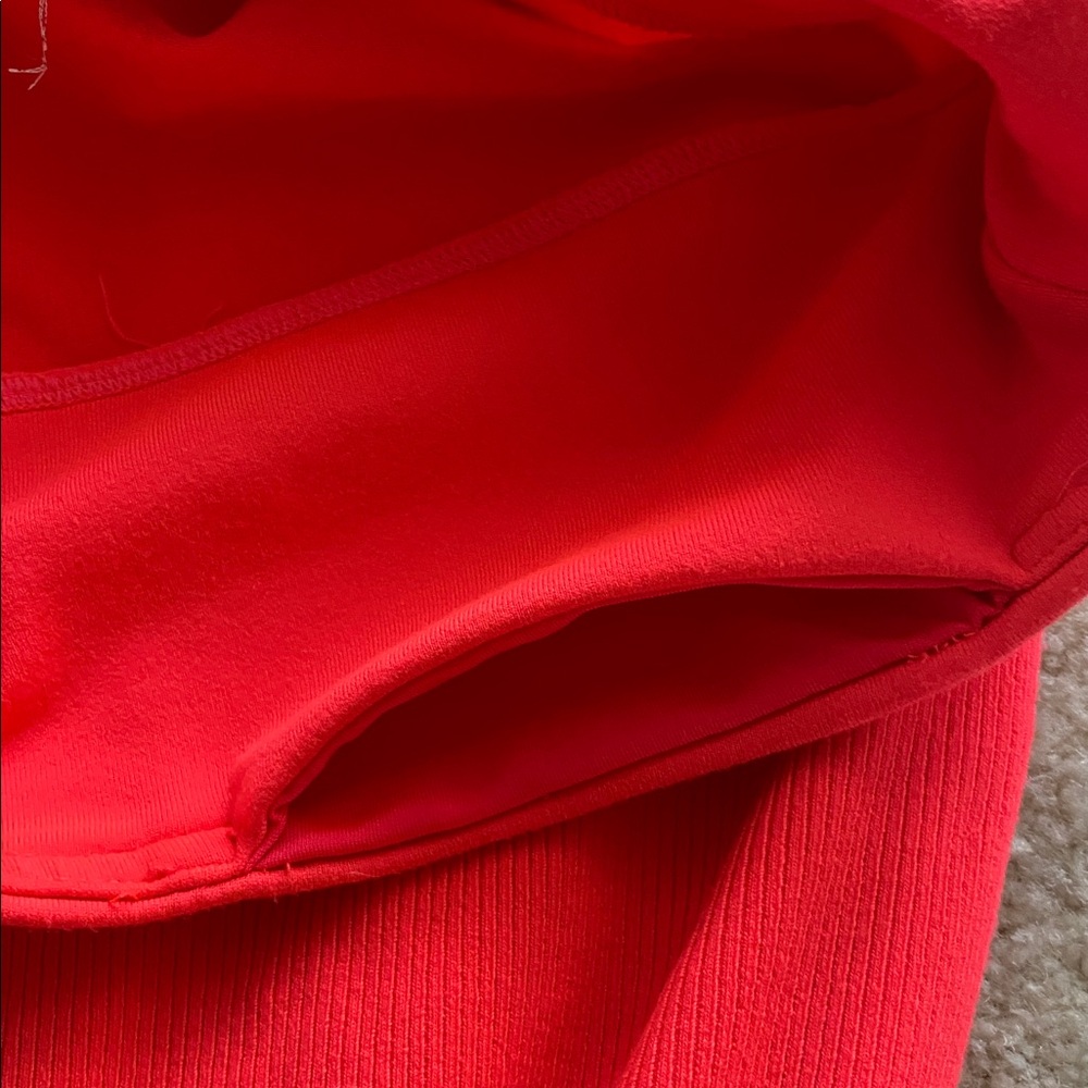 ALO brand orange yoga  leggings size large pocket inside - Picture 5 of 8